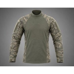 Massif Non-FR Combat Shirt ABU Digital Camo Tactical Military Mens Small USAF